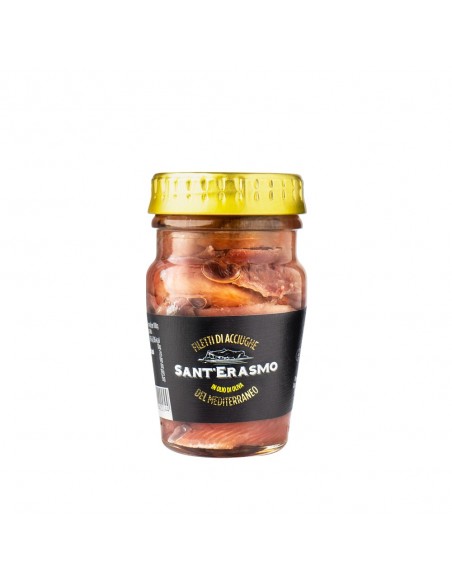 Filetti di acciughe 80g in olio d'oliva