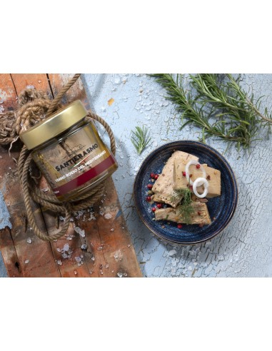 Barattolo con filetti di tonno rosso Sant'Erasmo