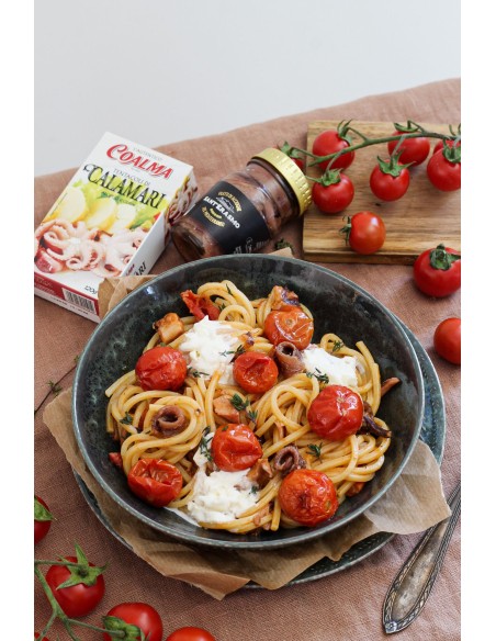 Tentacoli di calamari Coalma 120 g in olio d'oliva