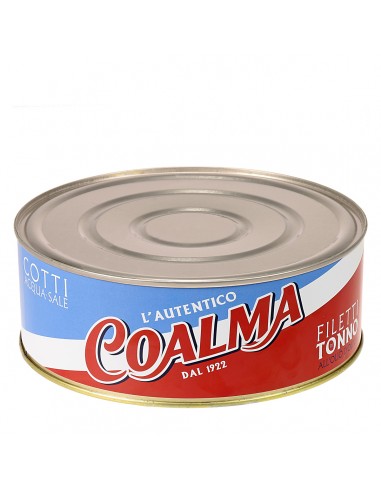 Filetti di tonno Coalma 2450 g in olio d'oliva