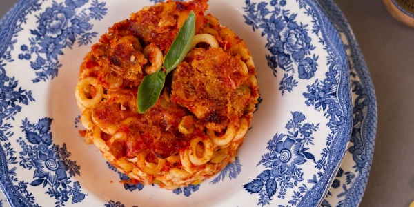 Anelletti al forno con ragù di tonno